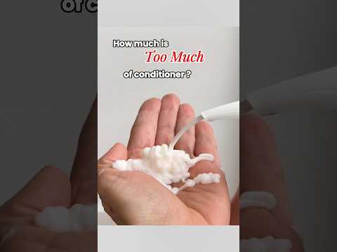 Are you using TOO MUCH conditioner? ❌