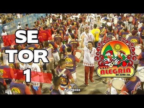 Alegria da ZS 2016 - Bateria (Setor 1) - Ensaio técnico