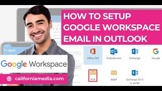 How to setup Google Workspace email into Microsoft Outlook 2013 Google G-suite email Configuration