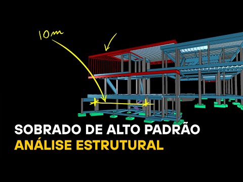 Sobrado de ALTO PADRÃO - ANÁLISE do projeto ESTRUTURAL  -👷🏻‍♂️ Análise Estrutural #29