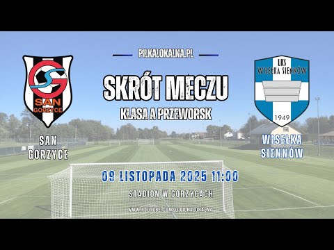 Skrót meczu: San Gorzyce 🆚 Wisełka Siennów | Klasa A Przeworsk #football #pilkalokalna #soccer