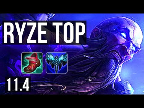 RYZE vs VIEGO (TOP) | 1/0/4, Rank 8 Ryze | NA Challenger | v11.4