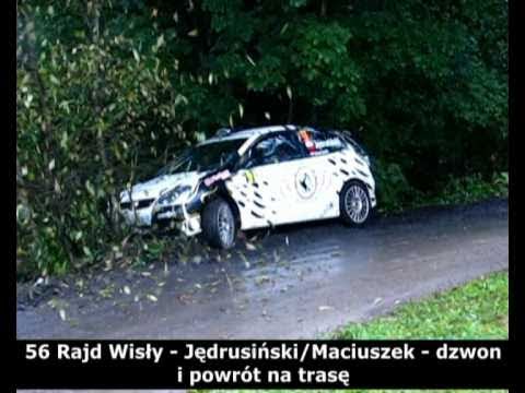 56 Rajd Wisły Jędrusiński dzwon wypadek