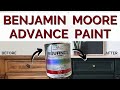 Painting Furniture with Benjamin Moore Advance Paint | Nightstand Thrift Store Furniture Makeover