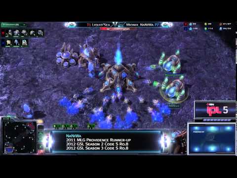 SC2 Sea vs Naniwa TvP Game 1 IPL 5 Losers Round 3 Starcraft 2 Tournaments