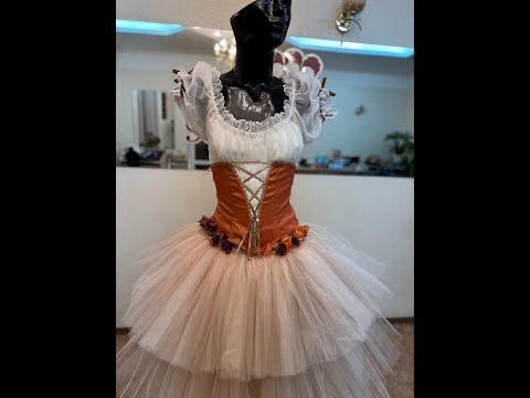 Костюм крестьянки - pas de deux 1 акт P 0506A - video 6