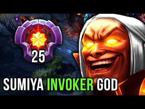 Sumiya LVL 25 Invoker Dotaplus Road to TOP-1 - Epic Gameplay Compilation Dota 2