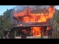 Kebakaran Rumah Warga Di Desa Sijang Kec Galing Kab Sambas