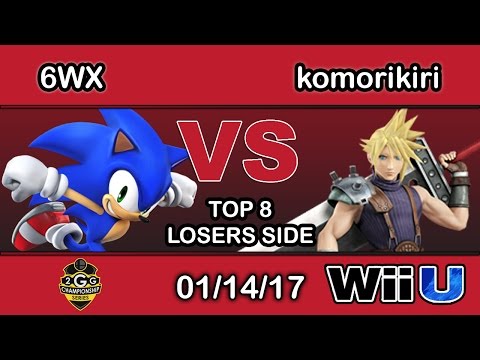2GGC: Genesis Saga - Circa | 6WX (Sonic) Vs. 2GG | komorikiri (Cloud) Top 8 Losers Side