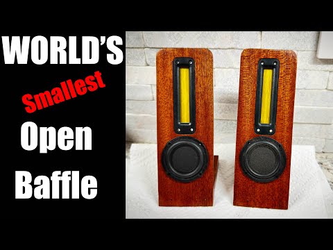 How to Make the World's Smallest Open Baffle Speaker   -   Creality Falcon 2 Laser