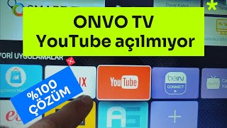 ONVO TV YouTube açılmıyor %100 ÇÖZÜM !!! Onvo televizyon youtube'a girmiyor dest