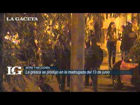 Una gresca entre jóvenes fue filmada en pleno centro