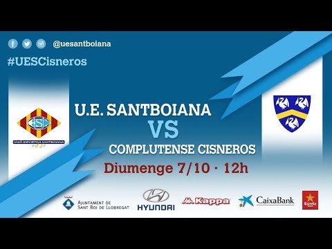 Unió Esportiva Santboiana vs Complutense Cisneros DH/J4