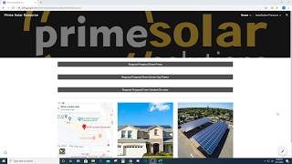 Prime Solar Solutions Calculator Tutorial