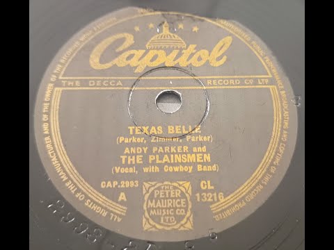 Texas Belle - Andy Parker and The Plainsmen - 78rpm