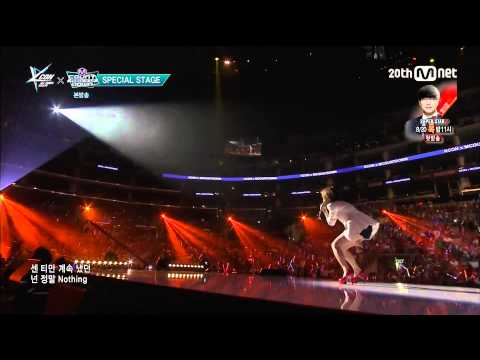Live HD | 150813 지민 (AOA) "Puss" (Special Stage) @ MNET 엠! 카운트다운 KCON In LA