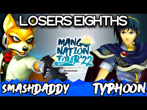 Smashdaddy vs Typhoon - Losers Eighths - Mang0 Nation Tour '22 West