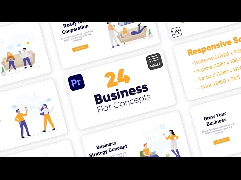 Business Flat Concepts For Premiere Pro