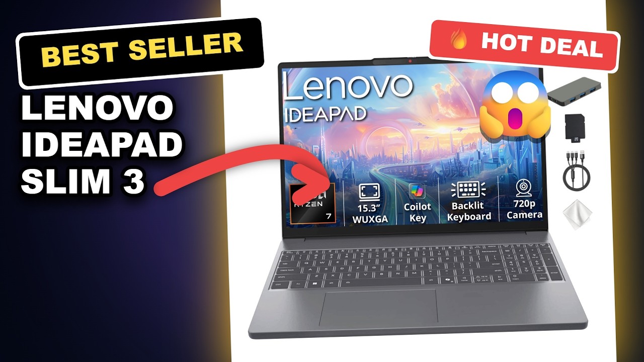 Lenovo IdeaPad Slim 3 Touch Review: AMD Ryzen 7 Laptop Worth Buying? review video