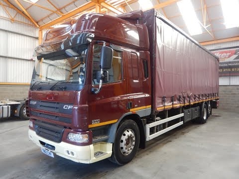 DAF CF75.310 EURO 5, 6X2 26 TONNE CURTAINSIDER - 2012 - YN12 CVF