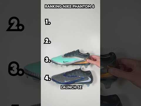 Ranking all Nike Phantom 6 Boots 👀🔥 #footballboots #soccercleats #cleats #nike