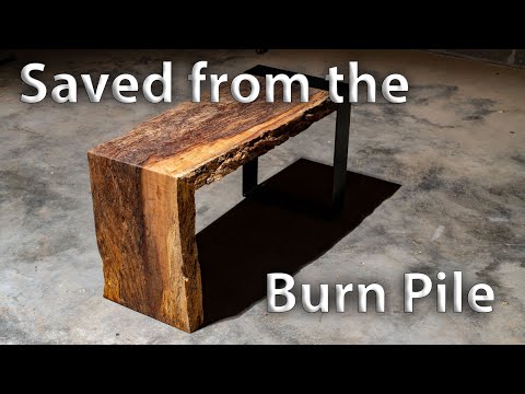 Modern Waterfall Bench