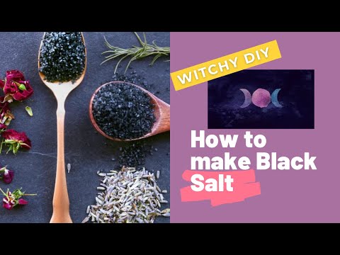 Witchy DIY - How to make Black Salt