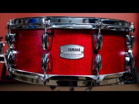 Yamaha Tour Custom Maple Snare Drums | Demo
