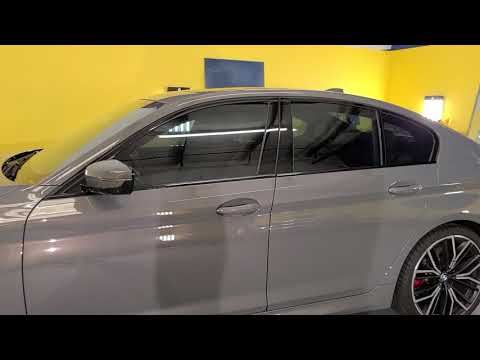 2021 BMW 5 Series Tinted with Xpel XR Black Ceramic 30% Window Tint at Tint Man Winter Garden, FL