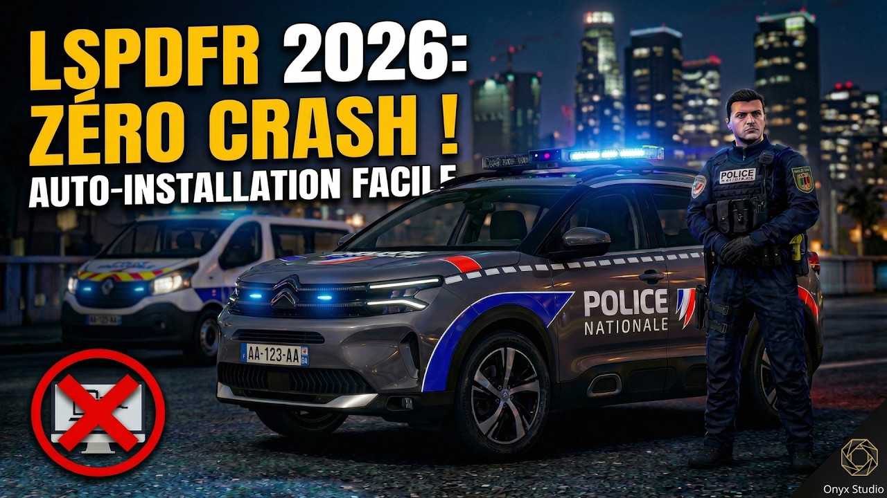 GTA 5 - LSPDFR - INSTALLER LSPDFR 2026 AVEC ZÉRO CRASH