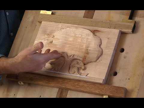 How Woodcarvers Hold Their Work - 2  Relief Carvings