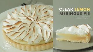 노젤라틴!🍋 클리어 레몬 머랭 파이 만들기 : No-Gelatin Clear Lemon Meringue Pie Recipe : レモンメレンゲタルト | Cooking tree