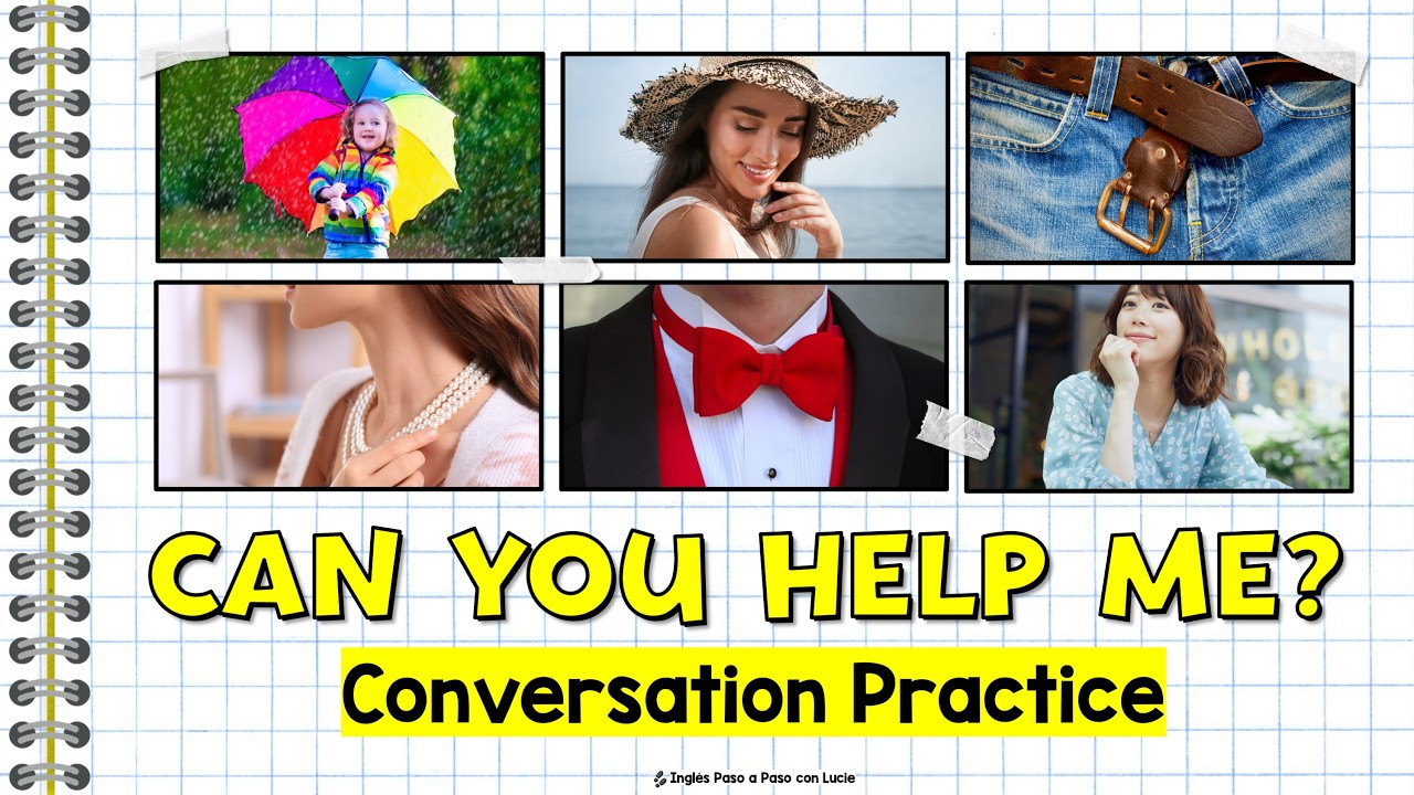 Conversación en Inglés para Comprar Ropa | Adjetivos y Ropa en Inglés | Práctica para Principiantes