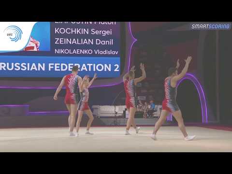 Men's group Russia - 2019 junior European silver medallists, all-around
