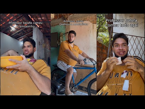 20 MINUTOS DO PROFESSOR BALOFA COMENDO TUDO @triindade ( TENTE NÃO RIR ) PArte alguma coisa #2 