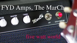 Video thumbnail for FYD Amps - The MarCh Amplifier, Five Watt JCM 800 by five watt world