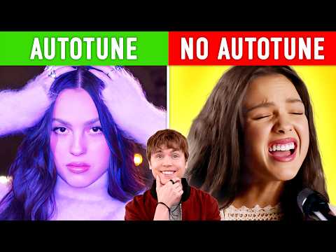 Autotune vs no Autotune (Tate McRae,  Miley Cyrus, Olivia Rodrigo & more)
