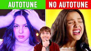 Autotune vs no Autotune (Tate McRae,  Miley Cyrus, Olivia Rodrigo & more)