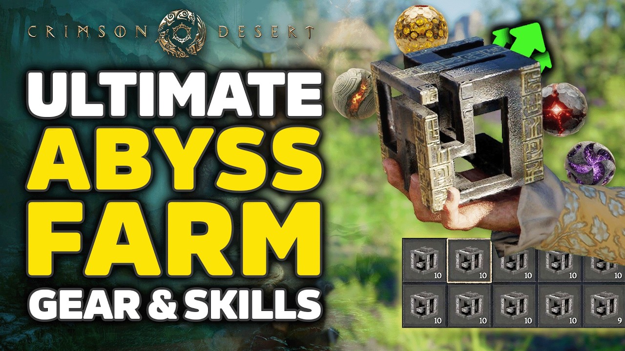 Crimson Desert ULTIMATE Abyss Farm Guide - Unlimited Abyss Artifacts & Endgame Build Abyss Gears