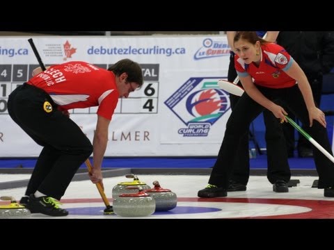 CURLING: CZE-HUN World Mixed Doubles Chp 2013 - Semifinal