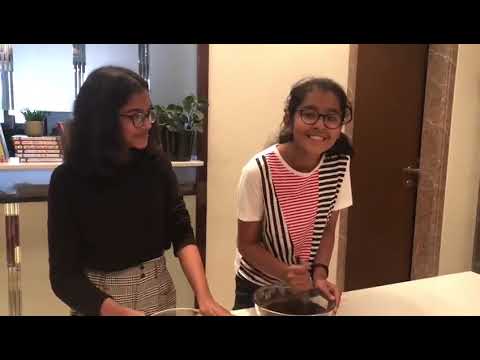 How to bake a Chocolate cake by Vaidehi and Aarushi #1 | LSEA