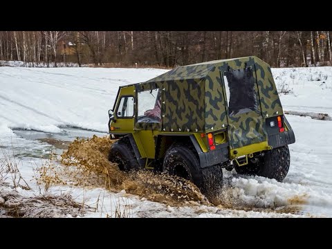 ATV Lesnik M - Super Big Foot, King of Off-road, Subjugator of swamps and rivers!!!