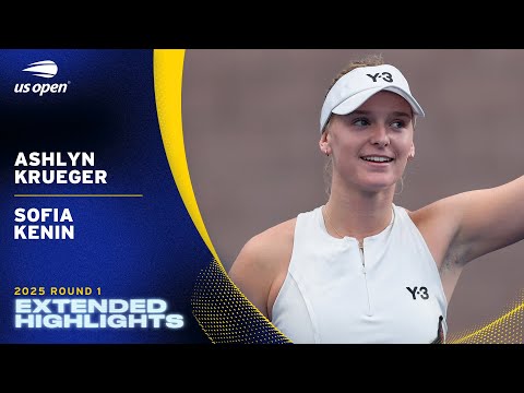 Ashlyn Krueger vs. Sofia Kenin Extended Highlights | 2025 US Open Round 1