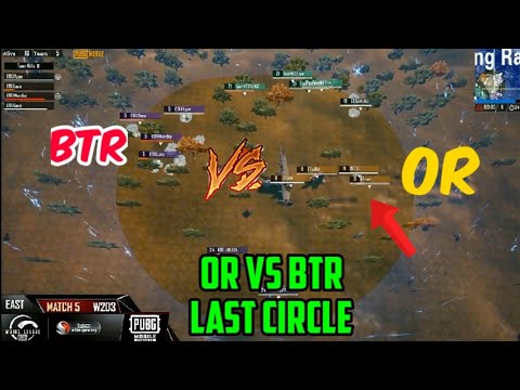 BTR VS ORANGE ROCK 4VS4 FIGHT IN LAST CIRCLE PMWL😍😍😍 | PMWL W2D3 MATCH NO 5 |BTR RYZEN CLUTCHES😍