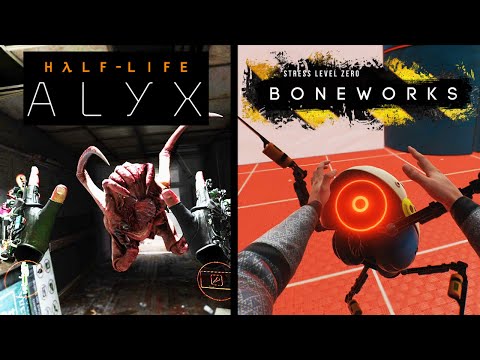 Half Life: Alyx VS Boneworks - Best VR Physics?