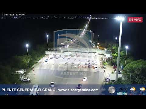 Cámaras en vivo Puente Gral Belgrano - SISE Argentina®