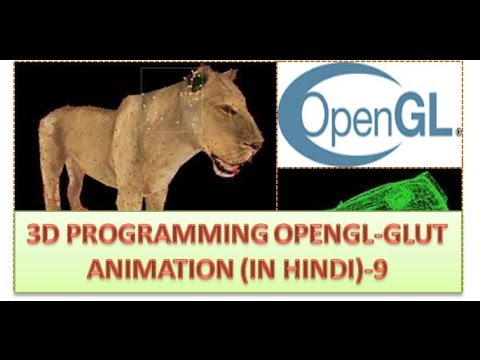 3D PROGRAMMING OPENGL-GLUT ANIMATION (IN HINDI)-9