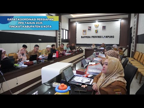  RAPAT KOORDINASI PERSIAPAN PPD TAHUN 2025 TINGKAT KABUPATEN DAN KOTA