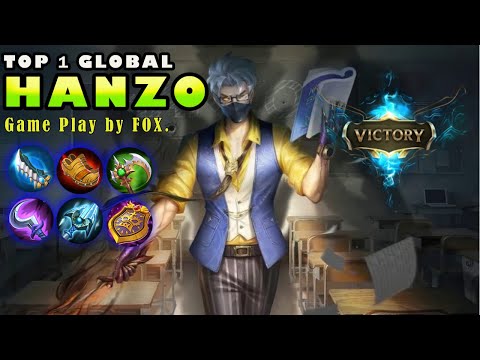MERCILESS ASSASSIN x TOP 1 GLOBAL HANZO BY FOX. x PRO PLAYERS x MOBILE LEGENDS
