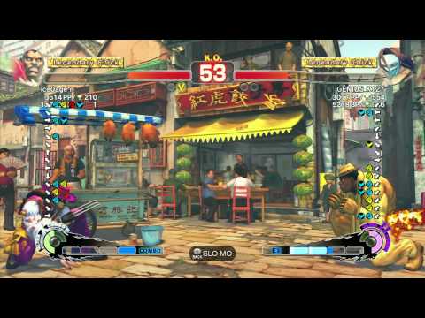 SSF4 AE: ice0age r (Boxer) vs GENIUS K127 (Claw) - Ranked Match (720p HD)